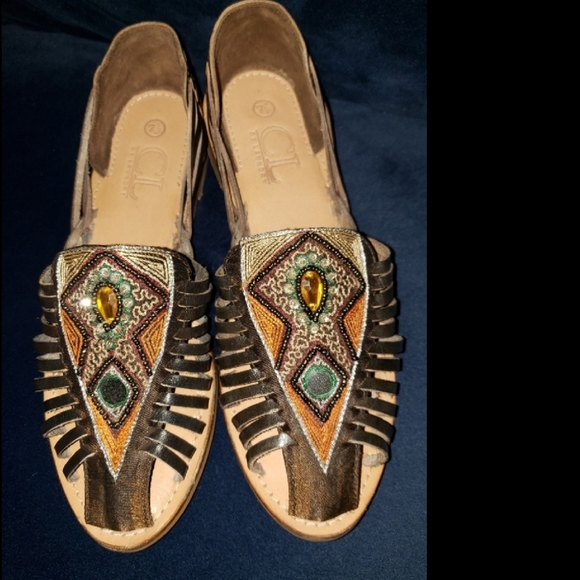 NWOT CL Chinese Laundry Nandi Beaded Flats - Picture 3 of 8